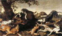 Frans Snyders - Wild Boar Hunt